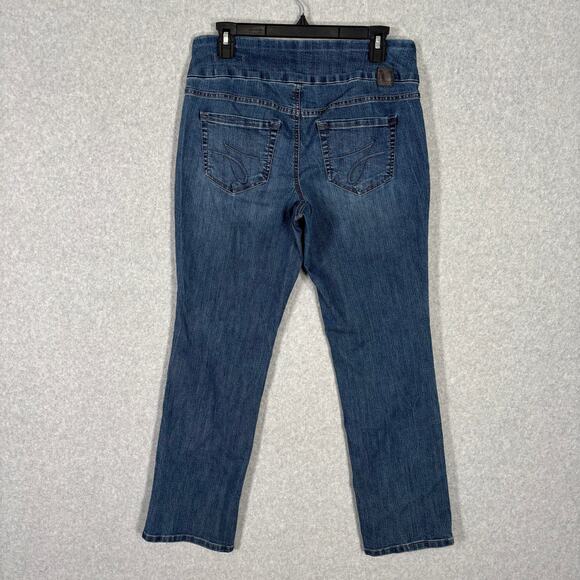 Jag Jeans Womens 10P Straight Pull On Mid Rise Ankle Nora Jegging Stretch Indigo - Picture 8 of 12